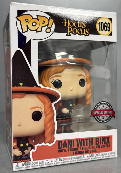 ** Collection Only ** Funko Pop! Disney Hocus Pocus Dani With Binx #1069