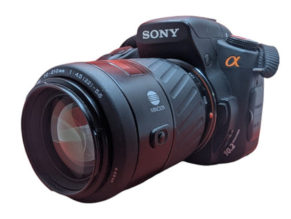 **January Sale** Sony Ax200 camera + Minolta 70-210 lens