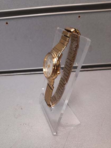 Citizen Eco Drive E011-s5030749 Japan Solar Golden Tone Ladies Watch