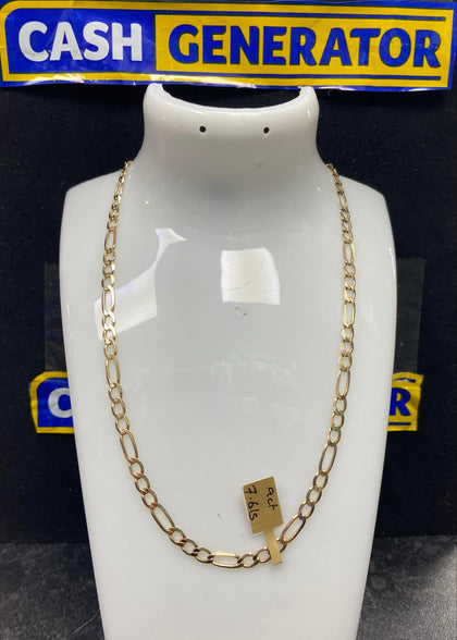 9ct Gold Chain 7.61g 16