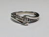 9CT WHITE GOLD DIAMOND RING  .25CT
