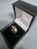 9CT Gold Ring wedding band 2.7G Size Q