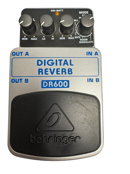 Behringer DR600 Digital Reverb Pedal **Collection Only**