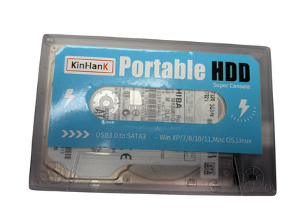 Kinhank Portable Super Console HDD 11000 Games Built in& 2 Controllers