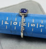 Pandora Sparkling Blue Halo Ring Size 58 (R)