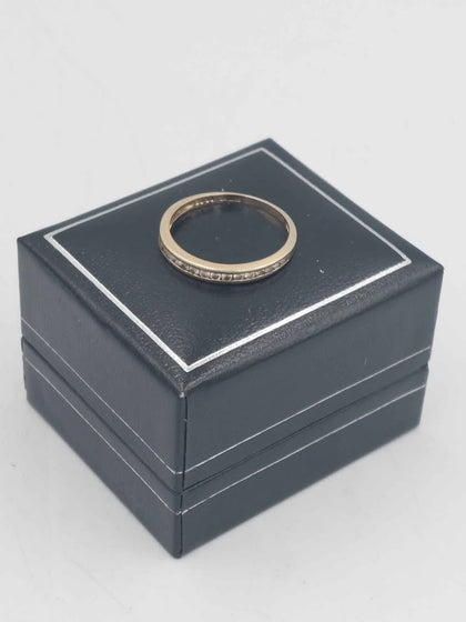 (585 Hallmarked&Tested), 14K 1.86G Gold Ring, Size T