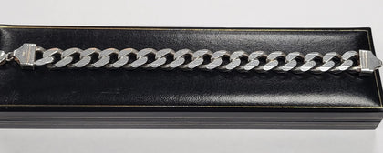 925 Silver Curb Bracelet - 60G - 9