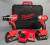 Milwaukee Next Generation M18BLCPP2A-502C 18V 2 x 5.0Ah Li-Ion RedLithium Brushless Cordless Compact Power Tool Twin Pack