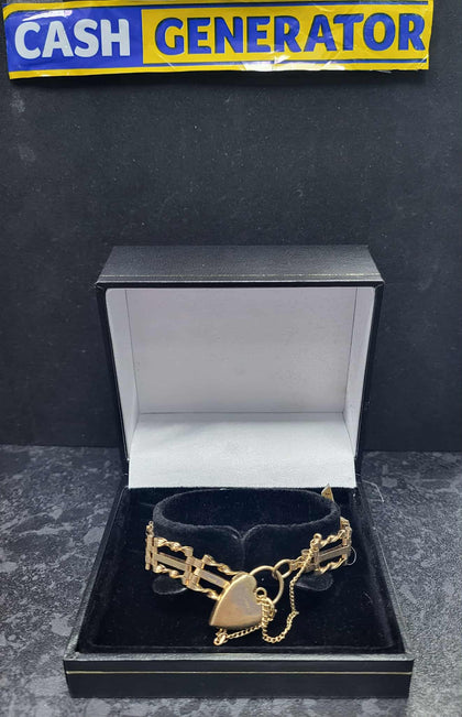 9ct Gold Bracelet 13.4g