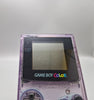 Game Boy Color Console, Clear Purple screen is scratch see photos