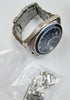 emporio armani ar6091 blue dial stainless steel chonograph men's watch