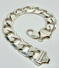 925 Silver Curb Bracelet 8"