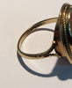 Beautiful 9ct Yellow Gold Cameo Ring - 2.80G - Size J - Hallmarked