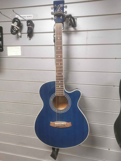 Tanglewood DBT SFCE Electro Acoustic Blue Guitar 6 Strings