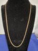 14ct Rose Gold Fancy Link Chain Necklace - 22" - 8.86g