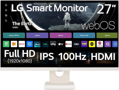 LG 27U511SA-W 27-Inch Smart Full HD 1920 x 1080 IPS Computer Monitor