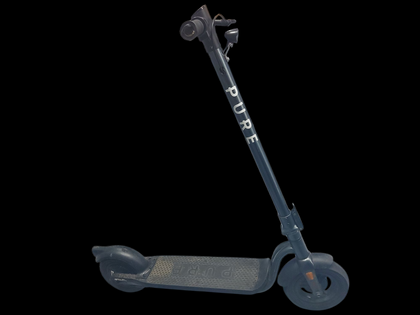 Pure Air 4 Electric Folding Scooter | Black 500 W motor (710 W peak) 15.5 mph