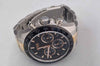 AX HUGO BOSS 1513757 Hero Sports Gold Silver Band Black Dial Men's Watch *BOXED*