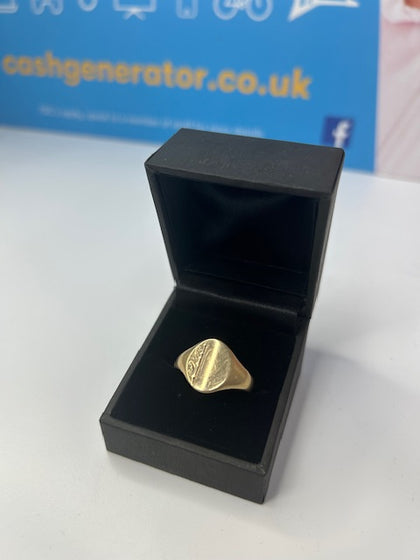 9ct Signet Ring Size T