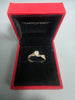 18ct White Gold  DIA Ring 3.4g 750 HM Size K/L