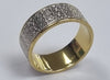 18ct White/Yellow Gold Ring Size N