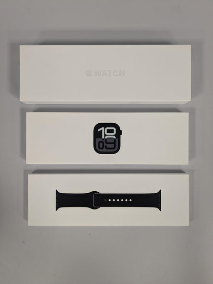 Apple Watch Series 10 (GPS+Cellular) 42mm - Aluminum Case - Jet Black
