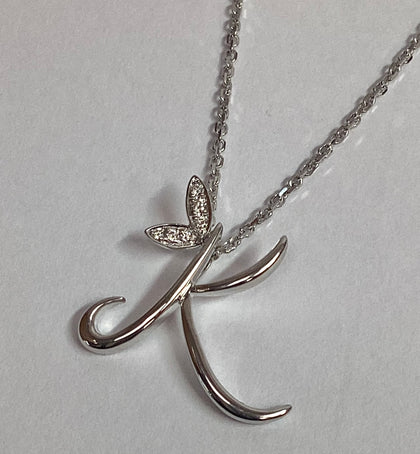 18CT White Gold Necklace 17.5”