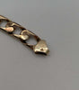 9CT 375 HALLMARKED, Curbed Bracelet, 8", 14.3g