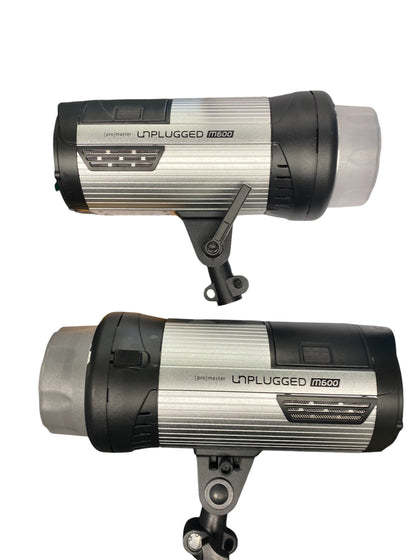 Promaster Unplugged m600 Monolight Studio Strobe - 2 LIGHT KIT ***Collection Only***