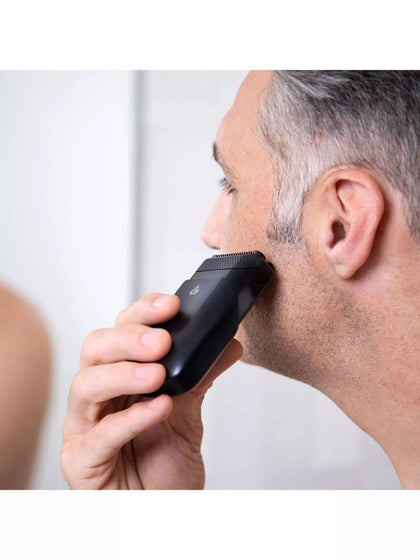 MANSCAPED The Handyman, Compact Face Shaver, Portable Mens Travel Facial Hair Razor, Electric Foil Trimmer