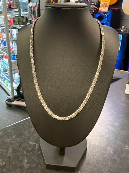 925 Silver Byzantine Chain 20 Inch