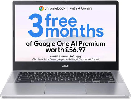 Acer 315 Celeron Chromebook 64GB MMC - 2 YEAR WARRANTY
