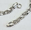 9ct White Gold Twist Bracelet 7.5"