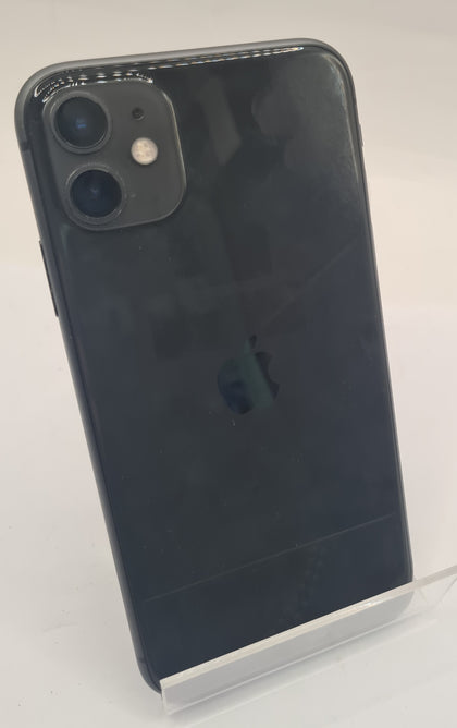 APPLE IPHONE 11, 64GB,  BLACK, UNLOCKED, UNBOXED, 83% BATTERY CAPACITY