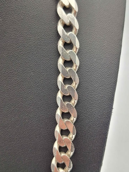 925 Sterling Silver Curb Necklace - 22