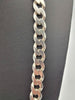 925 Sterling Silver Curb Necklace - 22" Long - 84.23 Grams
