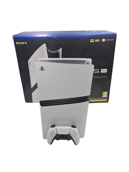 PlayStation 5 Pro Console, 2TB, White, Includes 1x Controller (Boxed)