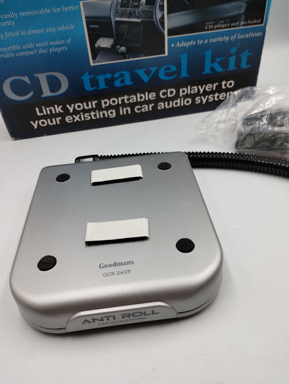 Goodmans Universal Personal Cd Player Travel Kit - Gck24- Vintage