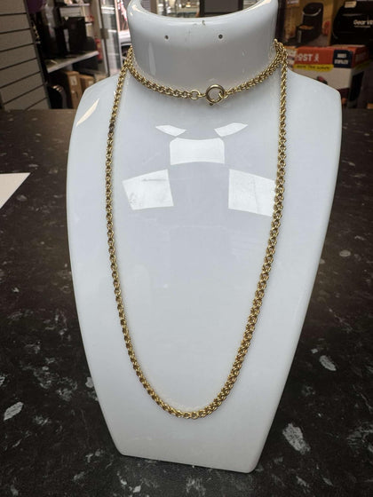 18ct gold chain (19g) (62cm)