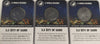 Silver Indian Rupees S.s. City Of Cairo Wwii Shipwreck 3 Coin Set.