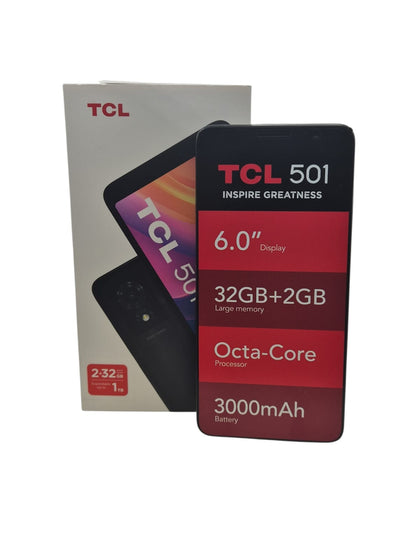 TCL 501 32GB UNLOCKED - 2 YEAR WARRANTY