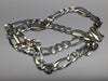 Heavy silver figaro chain