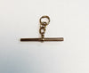 9CT Rose Gold T-Bar Pendant - 3.38G - Hallmarked