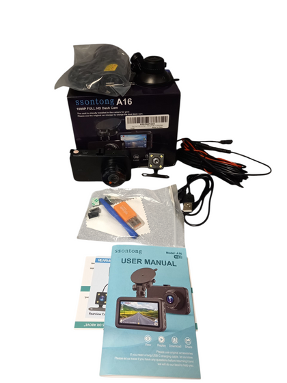 Ssontong Dual Dash Cam Front and Rear Camera
