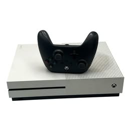 Xbox One S Console, 2TB, White, With wired controller, Unboxed
