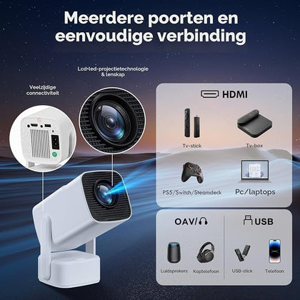 SEPYMP F800 Portable Mini Projector