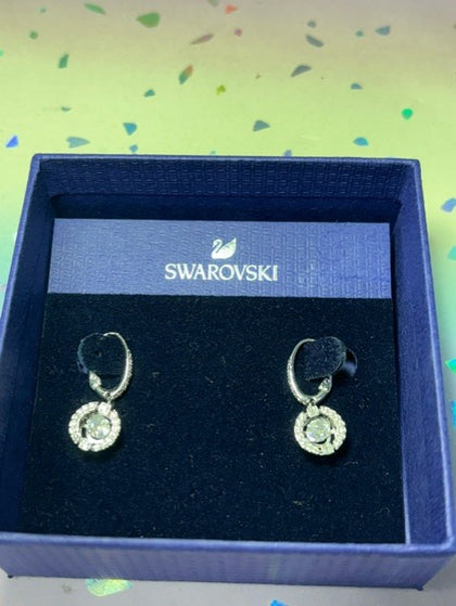 Silver Swarovski Earrings