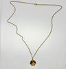 9ct yellow gold St. Christopher pendant with 22" chain Available
