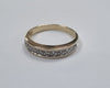 9CT GOLD DIAMOND RING SIZE O LEYLAND