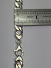 Heavy silver curb chain 925